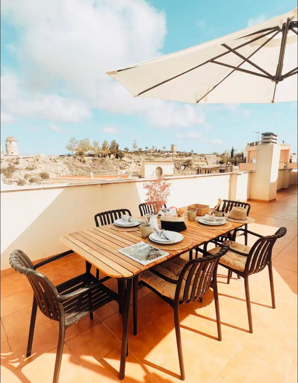 Ferienwohnung Casa Jara- With A Private Terrace 360 Views In Old Town - Free Parking Cartagena Exterior foto